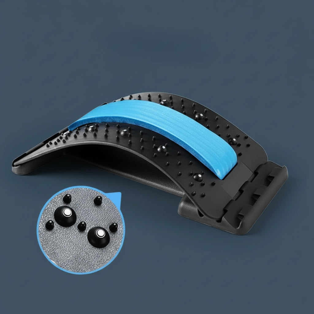 Rozciągacz pleców / Wielopoziomowy regulowany masażer